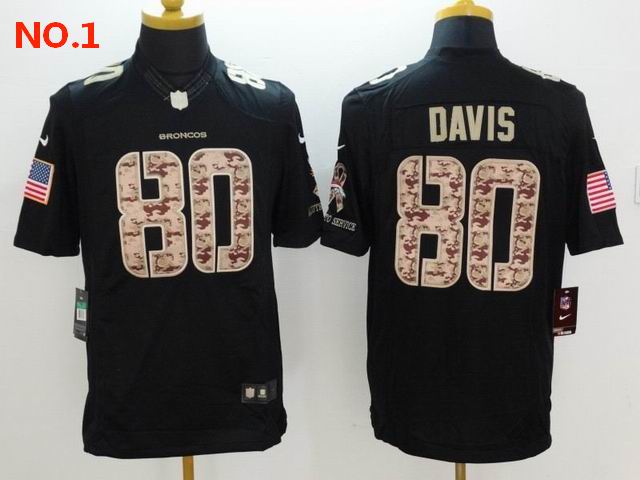Men's Denver Broncos #80 Vernon Davis Jerseys-32